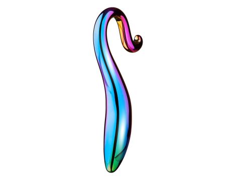 GLAMOUR GLASS ELEGANT CURVED DILDO - 3