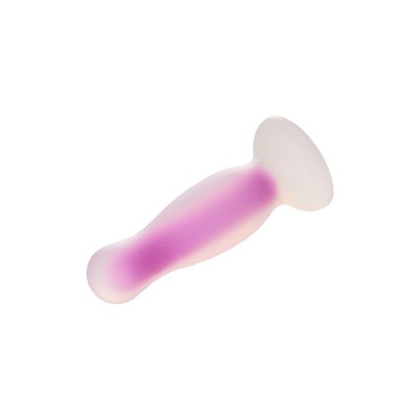 RADIANT SOFT SILICONE GLOW IN THE DARK PLUG MEDIUM PURPLE - 5