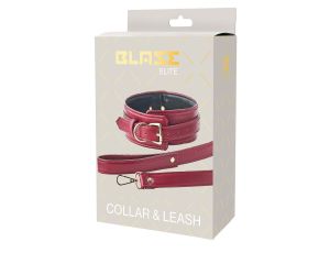 BLAZE ELITE COLLAR AND LEASH RED