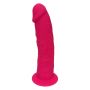 REAL LOVE DILDO 7.5INCH FUCHSIA - 4