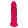 REAL LOVE DILDO 7.5INCH FUCHSIA - 5