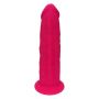 REAL LOVE DILDO 7.5INCH FUCHSIA - 6