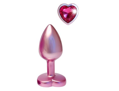 GLEAMING LOVE MATTE PINK PLUG SMALL - 3