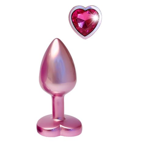 GLEAMING LOVE MATTE PINK PLUG SMALL - 3