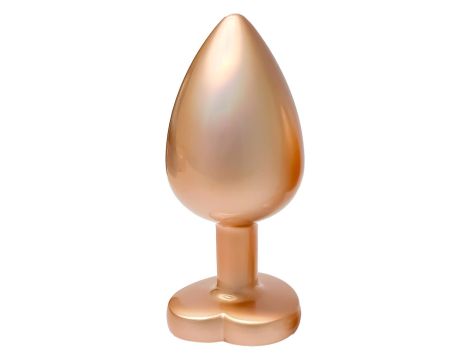 GLEAMING LOVE MATTE GOLD PLUG LARGE - 2