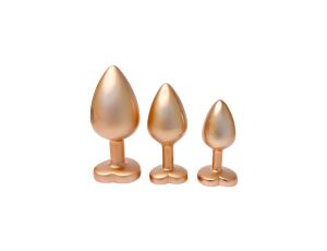 GLEAMING LOVE MATTE GOLD PLUG SET - image 2