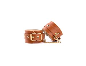 BLAZE ELITE HAND CUFFS COGNAC VEGAN LEATHER - image 2