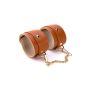 BLAZE ELITE HAND CUFFS COGNAC VEGAN LEATHER - 4