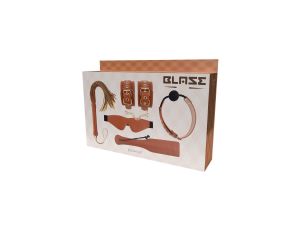 BLAZE ELITE BDSM SET COGNAC VEGAN LEATHER