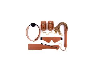 BLAZE ELITE BDSM SET COGNAC VEGAN LEATHER - image 2