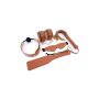 BLAZE ELITE BDSM SET COGNAC VEGAN LEATHER - 4