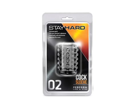 STAY HARD COCK SLEEVE 02 CLEAR