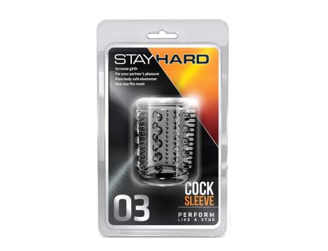 STAY HARD COCK SLEEVE 03 CLEAR