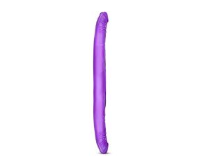 B YOURS 16INCH DOUBLE DILDO PURPLE - image 2