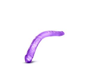 B YOURS 16INCH DOUBLE DILDO PURPLE - image 2