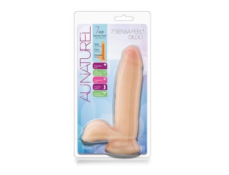 AU NATUREL 7INCH SENSA FEEL DILDO BEIG