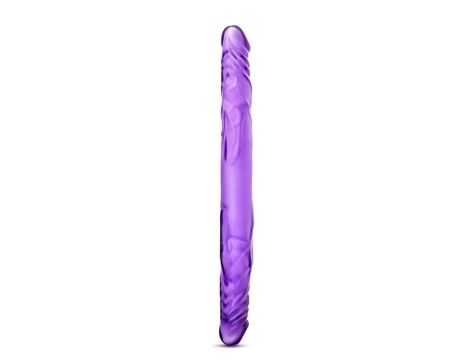 B YOURS 14INCH DOUBLE DILDO PURPLE - 3