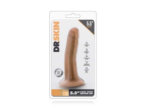 DR. SKIN 5.5INCH COCK WITH SUCTION CUP