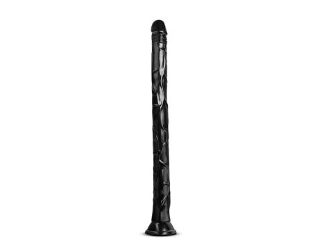 JET BLACK MAMBA 19INCH LONG DILDO BLACK - 2