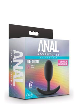 ANAL ADVENTURES VIBRA SLIM PLUG - MEDIUM