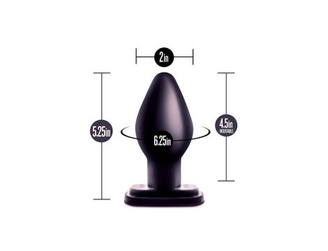 ANAL ADVENTURES XL PLUG BLACK - 5