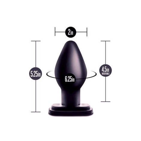 ANAL ADVENTURES XL PLUG BLACK - 5