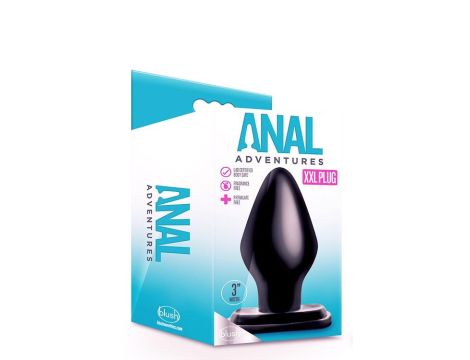 ANAL ADVENTURES XXL PLUG BLACK