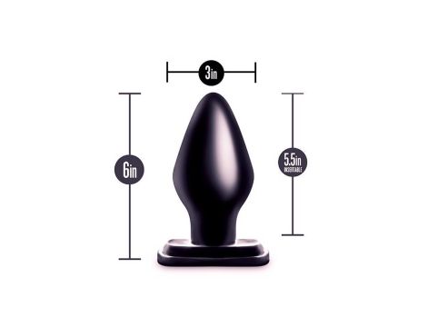 ANAL ADVENTURES XXL PLUG BLACK - 3