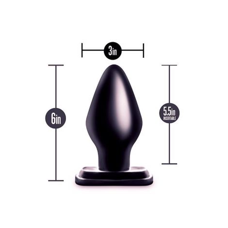 ANAL ADVENTURES XXL PLUG BLACK - 3