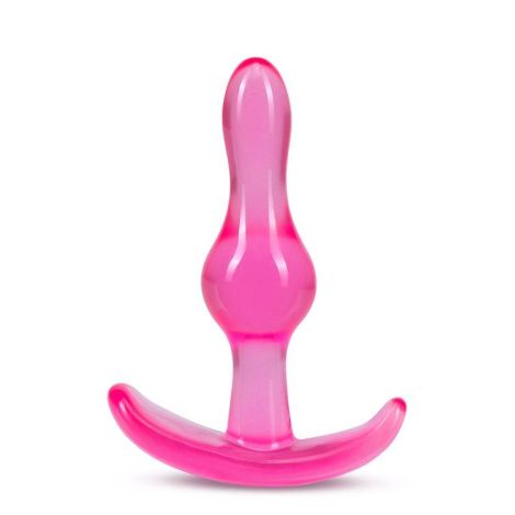 B YOURS CURVY ANAL PLUG PINK - 2