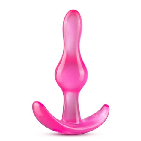 B YOURS CURVY ANAL PLUG PINK - 3