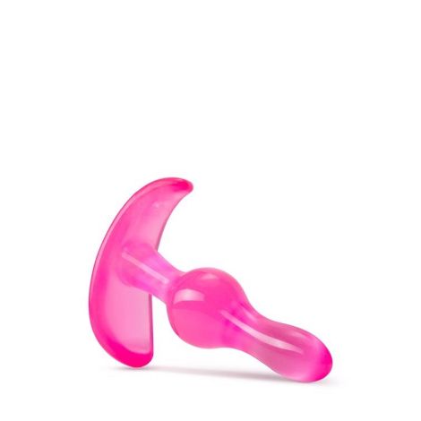 B YOURS CURVY ANAL PLUG PINK - 4