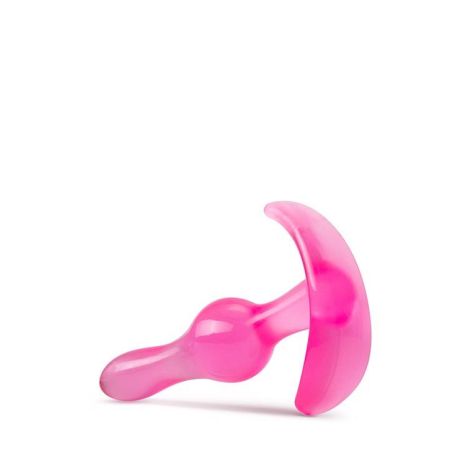 B YOURS CURVY ANAL PLUG PINK - 5