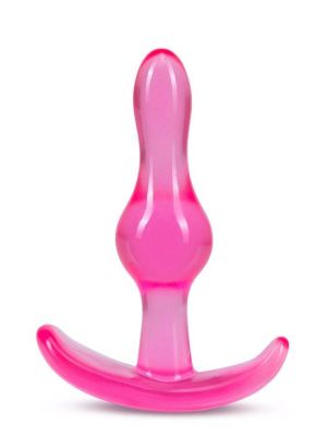 B YOURS CURVY ANAL PLUG PINK - image 2