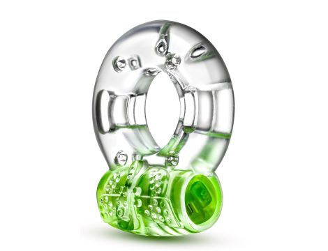 PLAY WITH ME AROUSER VIBRATING C-RING GREEN - 2