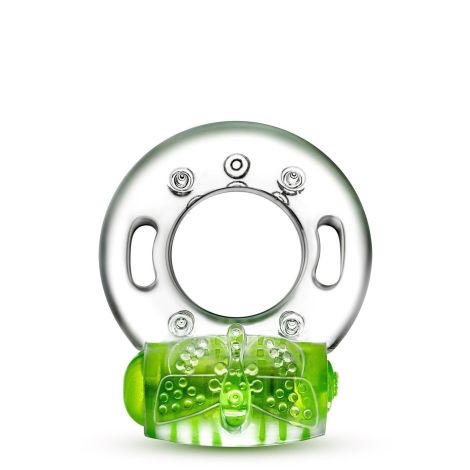 PLAY WITH ME AROUSER VIBRATING C-RING GREEN - 3