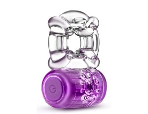 PLAY WITH ME ONE NIGHT STAND VIBRATING C-RING PURPLE - image 2