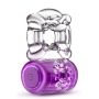 PLAY WITH ME ONE NIGHT STAND VIBRATING C-RING PURPLE - 3