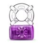 PLAY WITH ME ONE NIGHT STAND VIBRATING C-RING PURPLE - 4