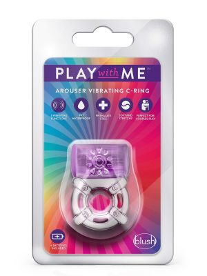 PLAY WITH ME ONE NIGHT STAND VIBRATING C-RING PURPLE