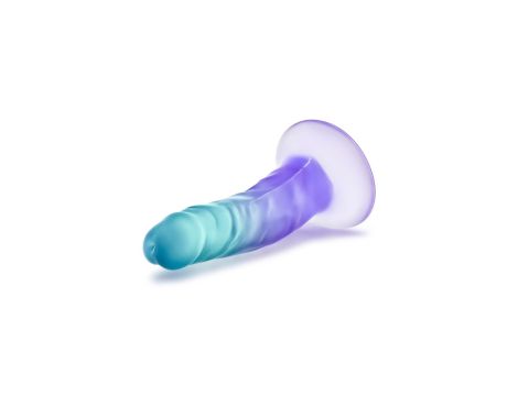 B YOURS MORNING DEW 5 INCH DILDO SAPPHIRE - 3