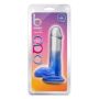 B YOURS STELLA BLUE 6 INCH DILDO BLUE - 2