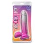 B YOURS SUGAR MAGNOLIA 7 INCH DILDO FUCHSIA - 2