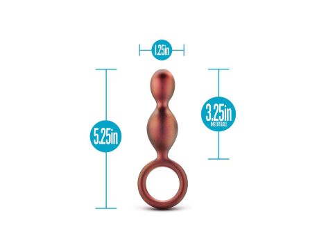 ANAL ADVENTURES MATRIX DUO LOOP PLUG COPPER - 4