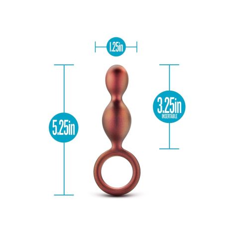 ANAL ADVENTURES MATRIX DUO LOOP PLUG COPPER - 4