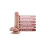 DR. SKIN DR. JEFFREY 6.5 INCH DILDO WITH BALLS BEIGE - 5