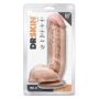 DR. SKIN MR. D 8.5 INCH DILDO WITH BALLS BEIGE - 2