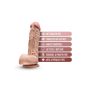 DR. SKIN MR. D 8.5 INCH DILDO WITH BALLS BEIGE - 5