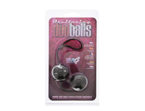 MARBILIZED DUO BALLS - BLACK