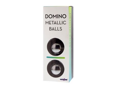 DOMINO METALLIC BALLS -CHROME BLACK